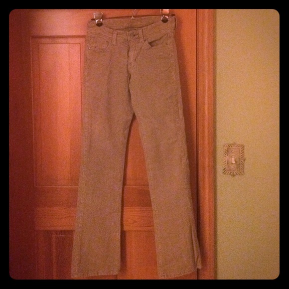 Old Navy corduroy tan boot cut pants.