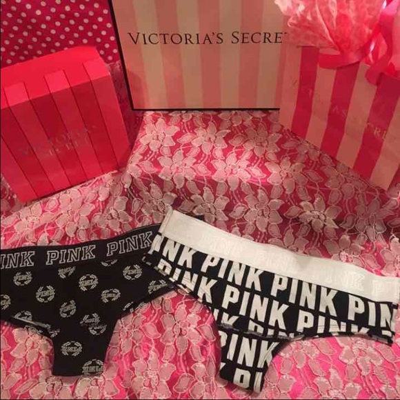 VS Pink Logo Panties