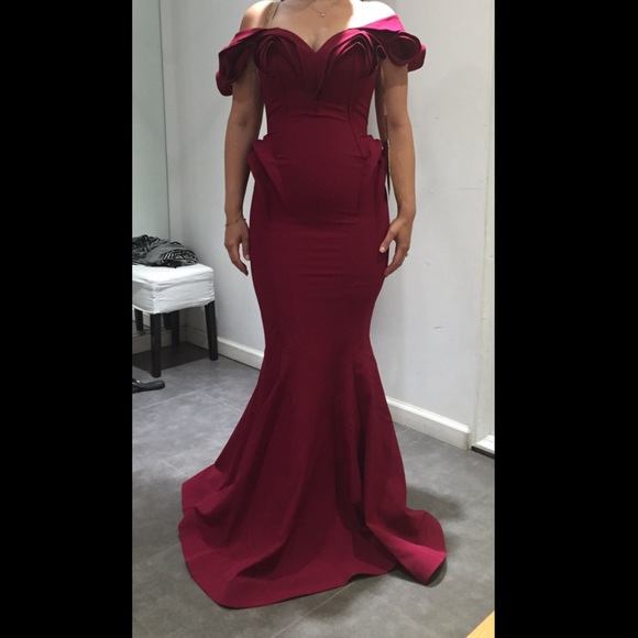 Fouad Sarkis cherry dress 2263 MNM (jovani style)