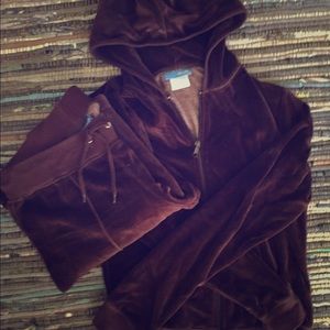 Velour sweatsuit