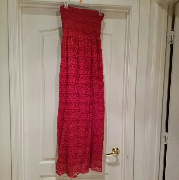 Strapless Fitted Long Dress