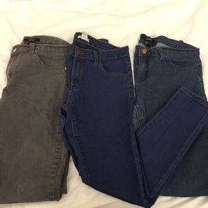 F21 Skinny Jeans size 29 Set