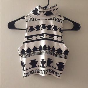 ASOS Geometric Crop Top