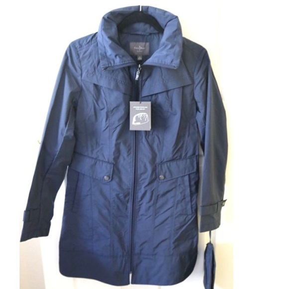 Cole Haan Black Raincoat - Picture 1 of 1