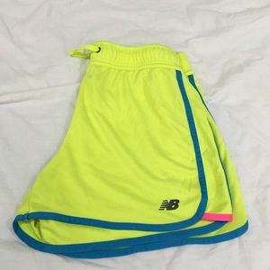 New Balance athletic shorts neon