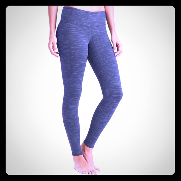 Athleta Striated Revelation Tight - Navy S