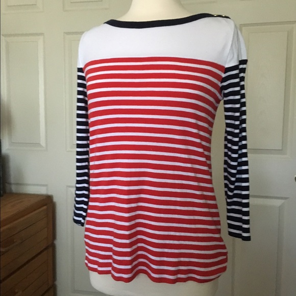Classy Striped Long Sleeve Top