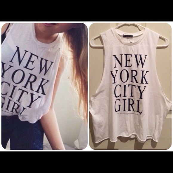 brandy melville new york city girl tank