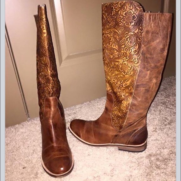 luchese virginia- equestrian tooled boot