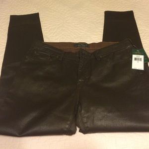 Ralph Lauren Premium Coated Skinny Jeans