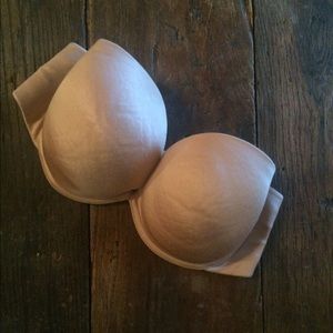 Victoria's Secret Nude Strapless Bra