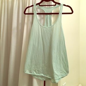 Lululemon mint work out tank top size 4