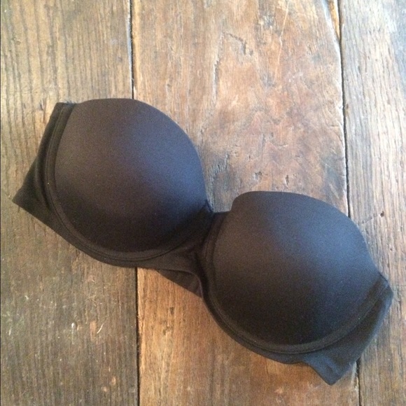 Victoria's Secret Black Strapless Bra