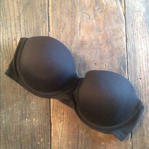 Victoria's Secret Black Strapless Bra