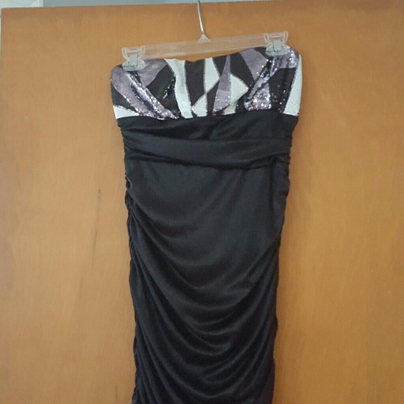 Black cocktail dress