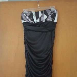 Black cocktail dress