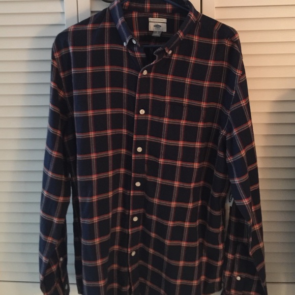 Old Navy Men's Flannel Shirt Size L NWT