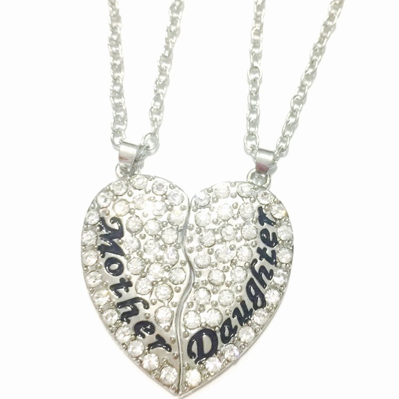 6 PACKS Mother Daughter Necklaces
