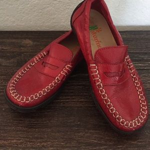 Naturino Red patent leather penny loafers
