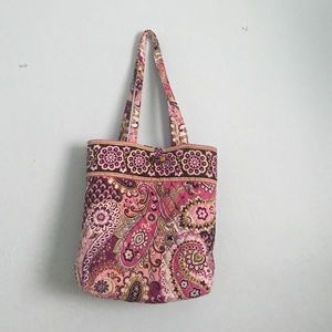 Vera Bradley Very Berry Paisley Small Tote Bag