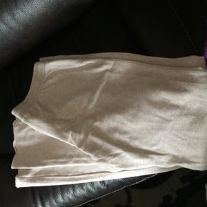 Beige sweatpants- old navy large tall, super soft.