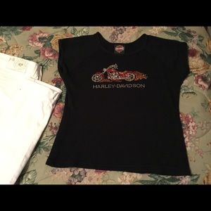 Harley Davidson top.