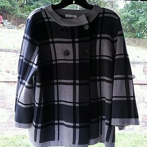 Would look terrific with a black skirt or a gray s