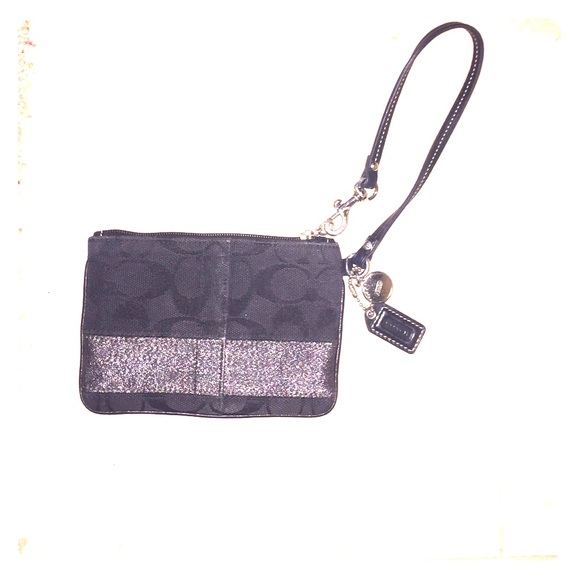 Gently used coach wristlet