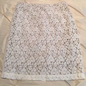 White Lace Skirt