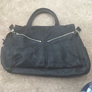 Black, leather, B Makowsky, authentic.