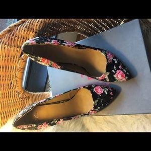 new price💋ASOS Floral Print Pointed Court Heel