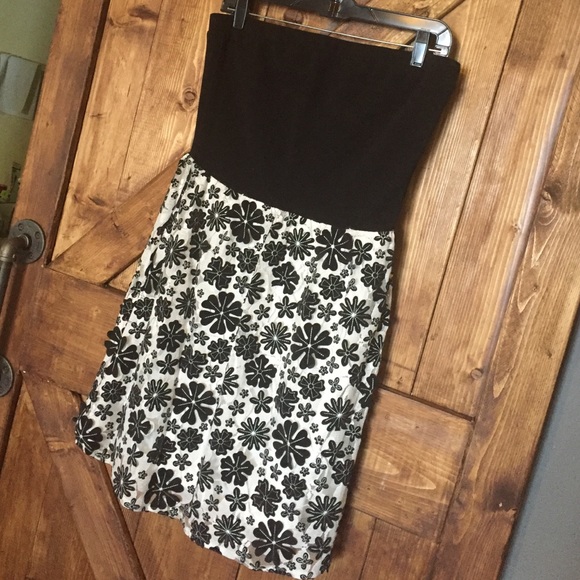 Strapless summer dress