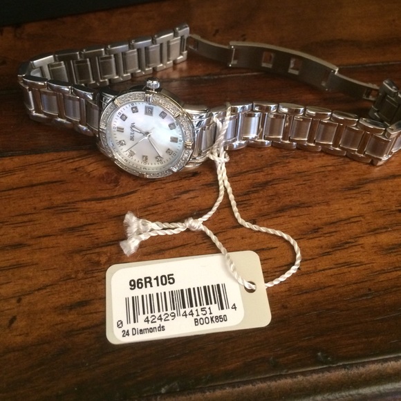 Bulova Ladies Diamond Watch NWT in box - Picture 2 of 4