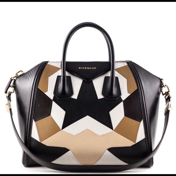 Givenchy Antigone med geometric patchwork design