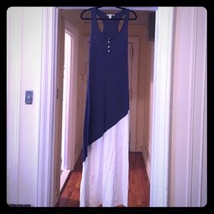 Color block Maxi Dress- cotton and modal!