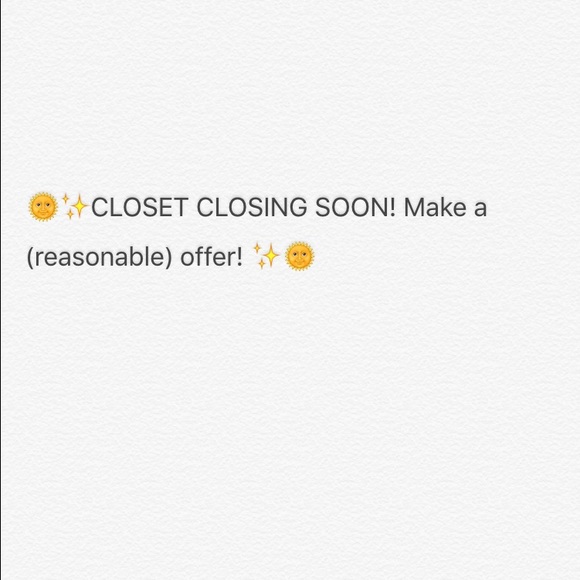 Closing my closet in TWO DAYS!!