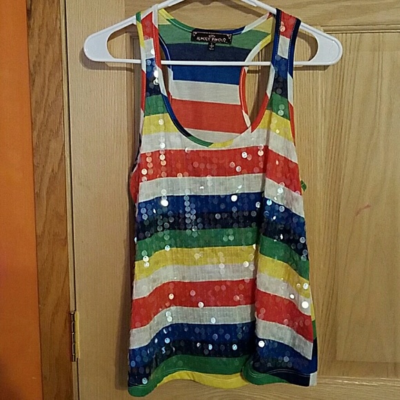 Racer back tank top