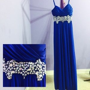 ✨ Blue Floor Length Gown ✨