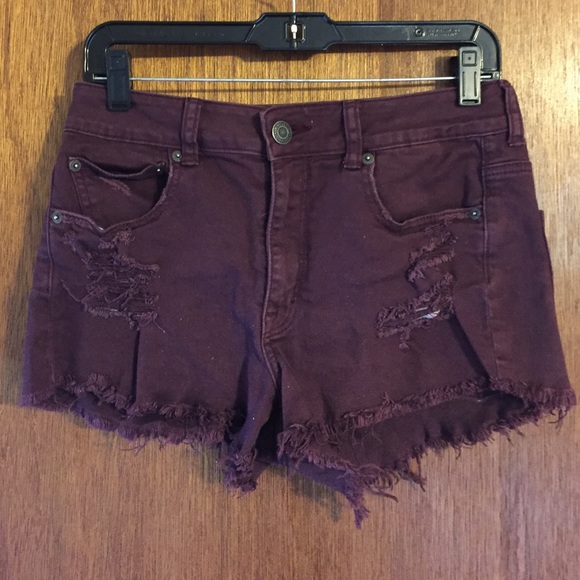 American Eagle stretch high waist shorts