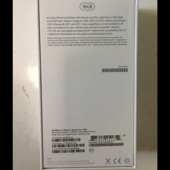 APPLE iPhone 6 Box - Picture 3 of 4