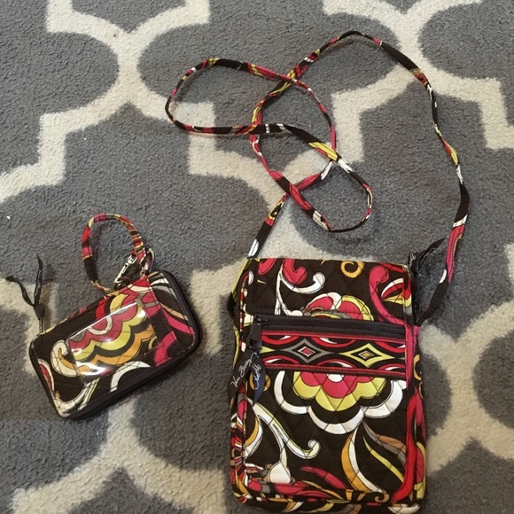 Vera Bradley cross body and wallet
