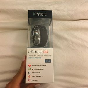 Fit Bit Charge HR - Black (Sz Small)