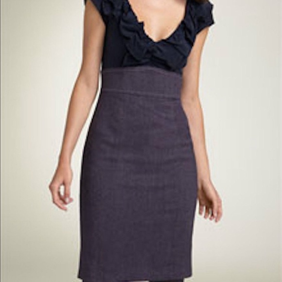 EUC Rebecca Taylor silk wool dress