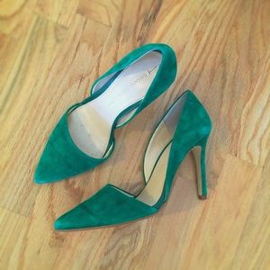 Banana Republic suede d'orsay Adelia pump heels 6