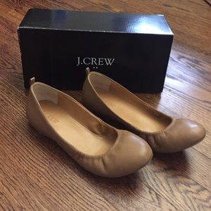 J Crew Anya Leather Ballet Flats