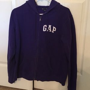 Royal Purple GAP zip-up Hoodie