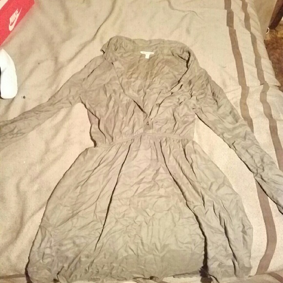 Olive green dress