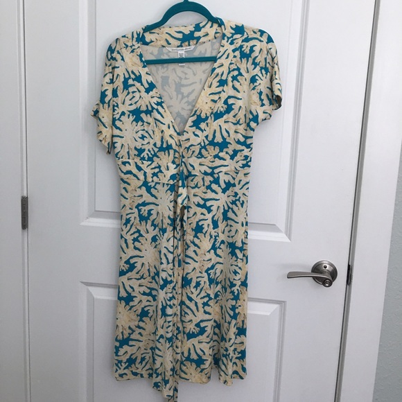 Super sexy coral wrap dress
