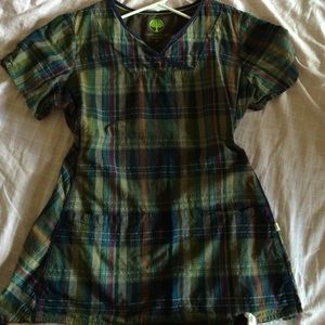 Healing hands scrub top