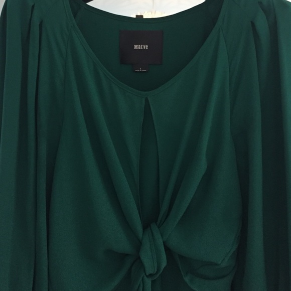 Beautiful emerald green silk dress - Picture 3 of 3